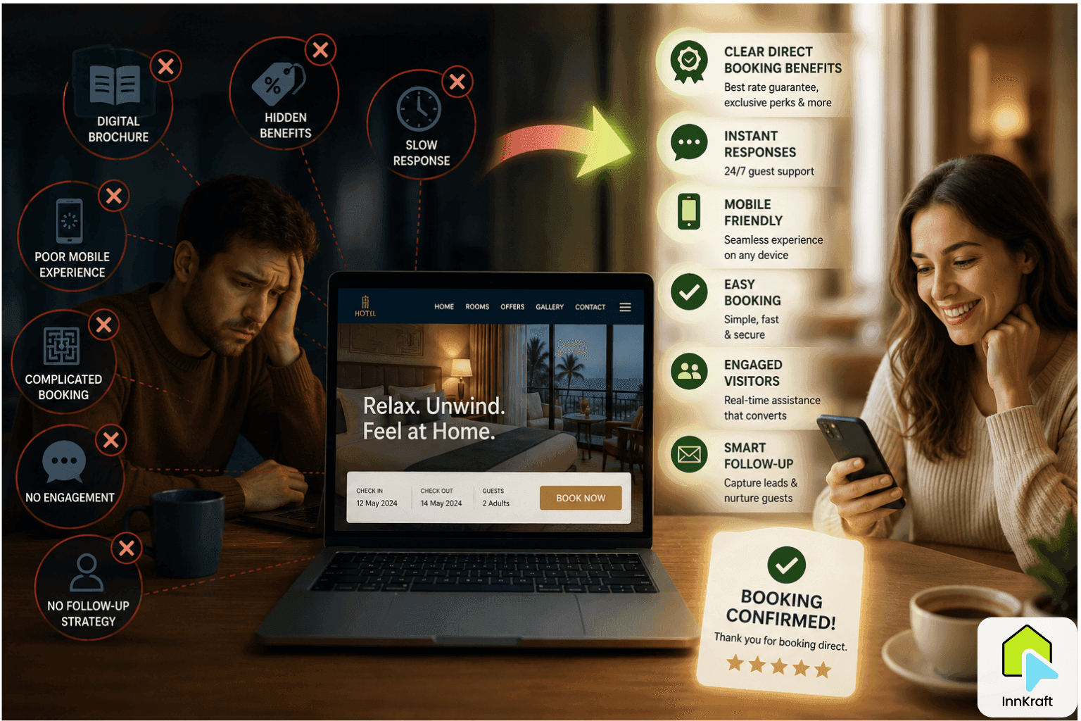 Stop Losing Direct Bookings: 7 Mistakes Hotels Make on Their Website